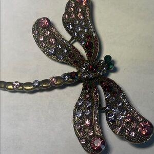 Multicolor Dragonfly Brooch